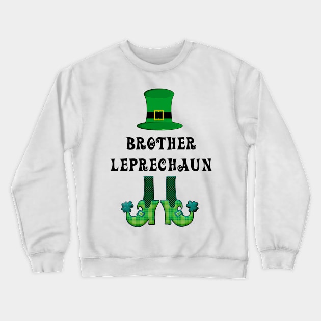 St Patrick's St Paddy's St Patty's Day Brother Leprechaun Crewneck Sweatshirt by familycuteycom